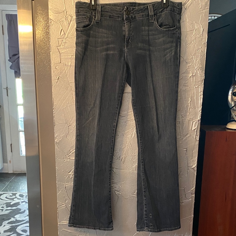 Gap Distressed boot Cut Jeans